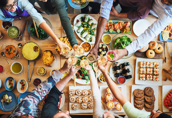 Samen gezellig eten